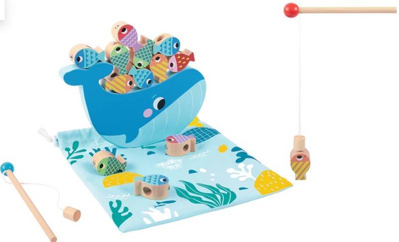 Jogo de Pesca multifuncional | Brinquedos educativos e montessori é com o Clube.toys!