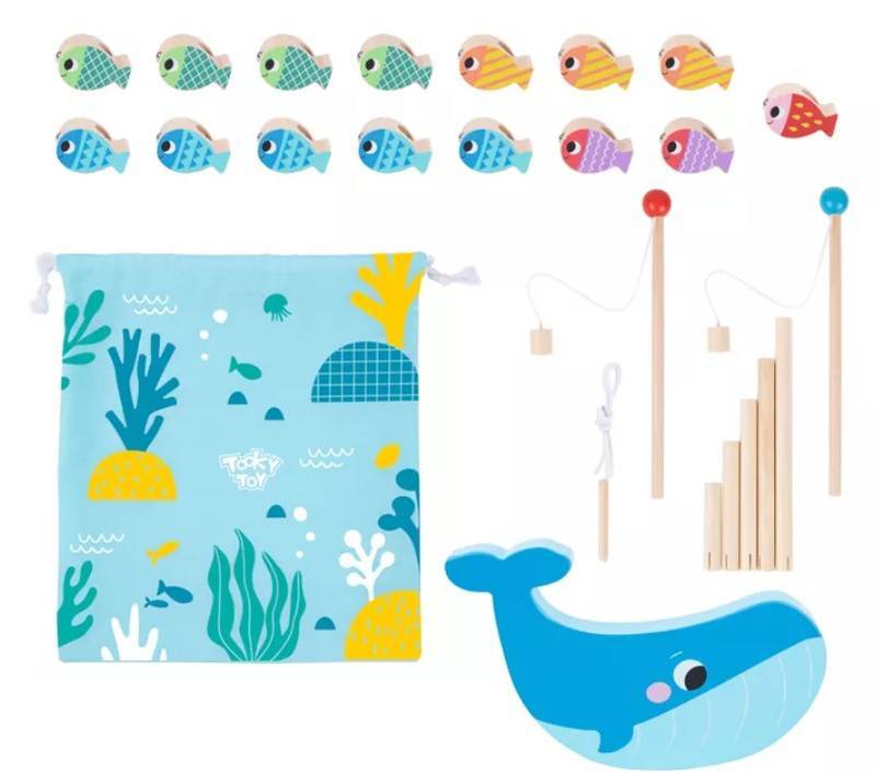 Jogo de Pesca multifuncional | Brinquedos educativos e montessori é com o Clube.toys!