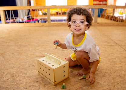 Bancada de Material | Aluguel de brinquedos educativos por assinatura é com o Clube.toys!