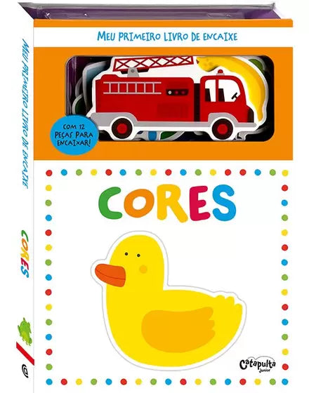 Livro de Encaixe - Cores | Aluguel de brinquedos educativos por assinatura é com o Clube.toys!