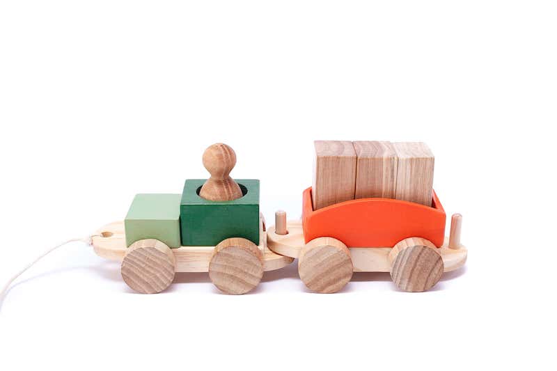 Carretinha de Transporte | Aluguel de brinquedos educativos por assinatura é com o Clube.toys!