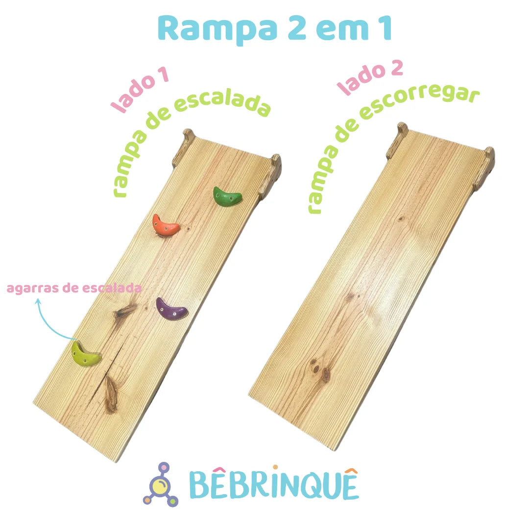 Rampa de Escalada - Pikler | Brinquedos educativos e montessori é com o Clube.toys!